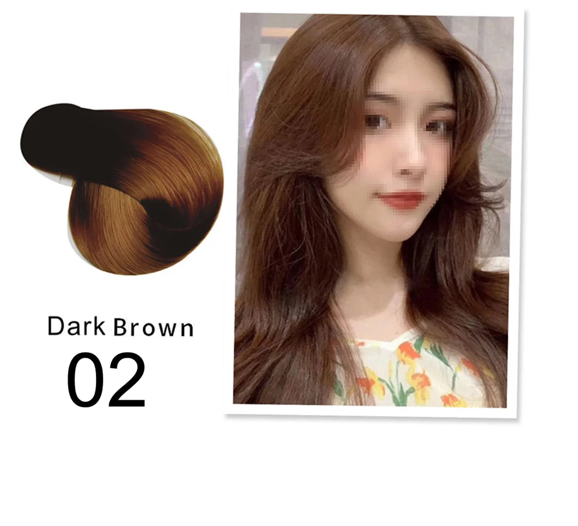 Mokeru Argan Hair Dye – Dark Brown Shampoo, 500ml