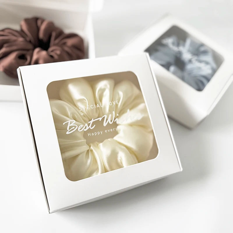 Mulberry Silk Scrunchies – Soft Pillow Hair Band (6CM)