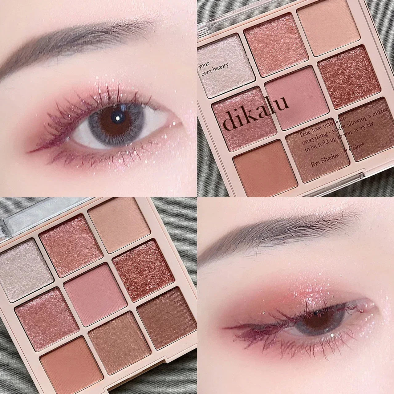Knitted Eyeshadow Palette – Glitter & Matte