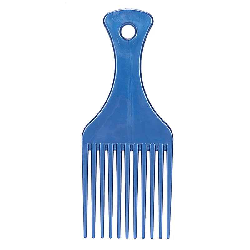 Wide Tooth Afro Pick Comb – Plastic Curly Hair Styling Tool