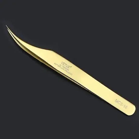 Vetus Premium Eyelash Tweezers – Fine Tip Tool