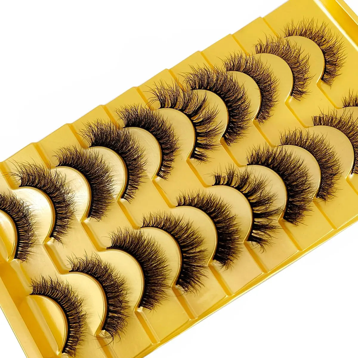 10 Pairs Mink Lashes – Fluffy, Dramatic False Eyelashes