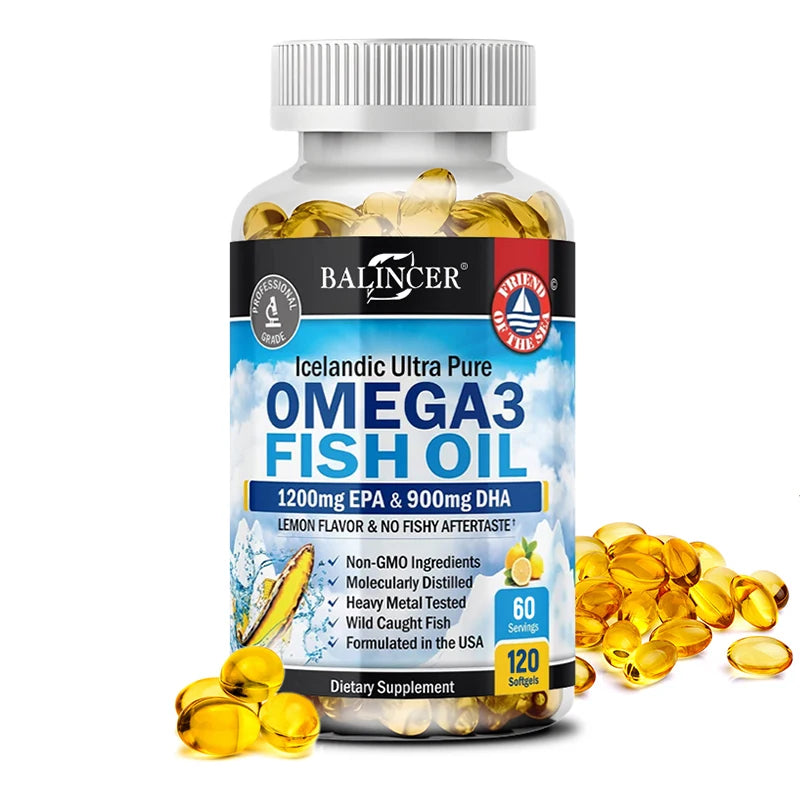 Fish Oil Omega-3 (EPA & DHA) – Joint & Cognitive Care