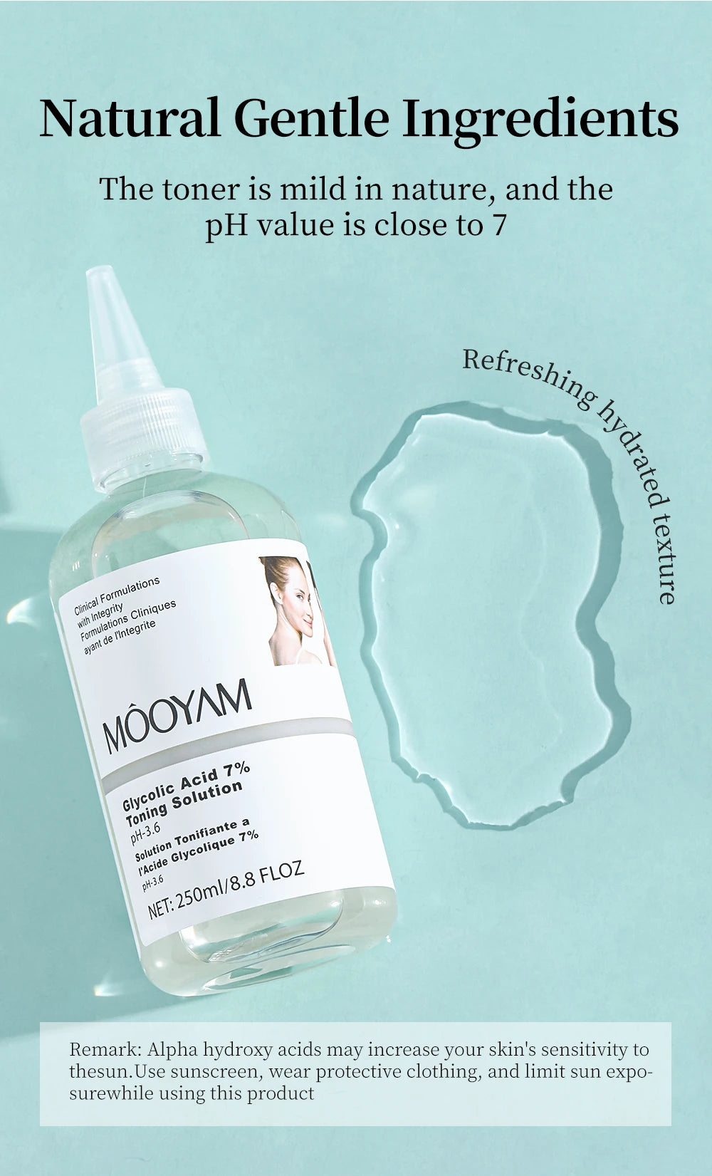 7% Glycolic Acid Toner – Hydrating & Exfoliating (250ml)