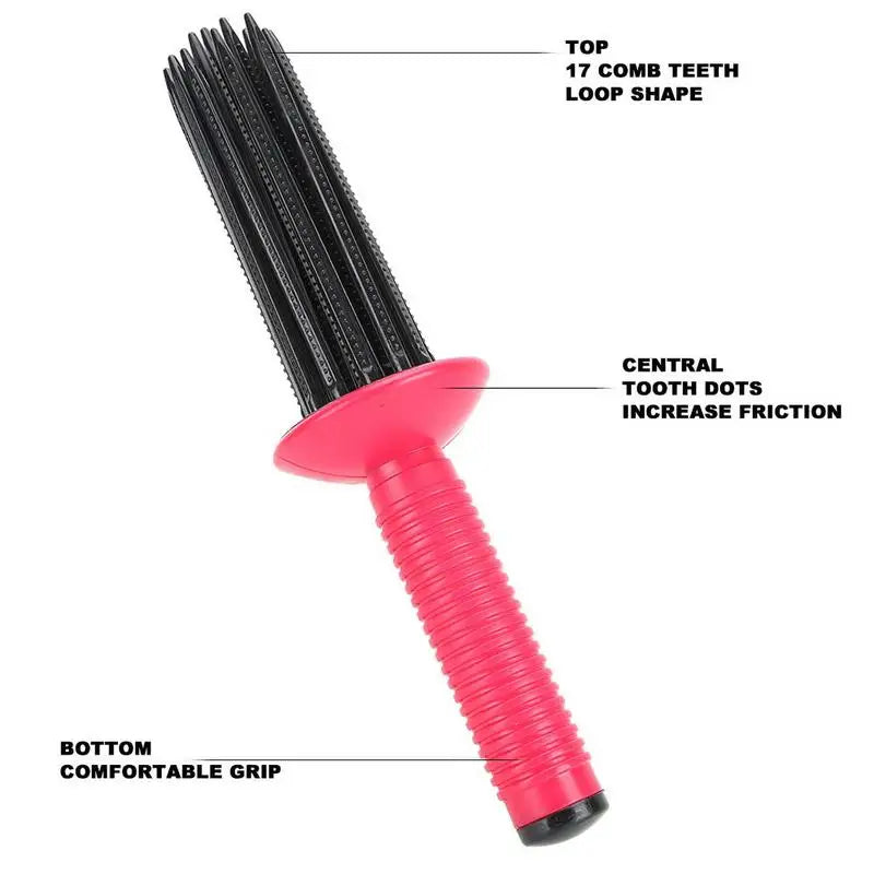 Round Hair Curling Styling Comb