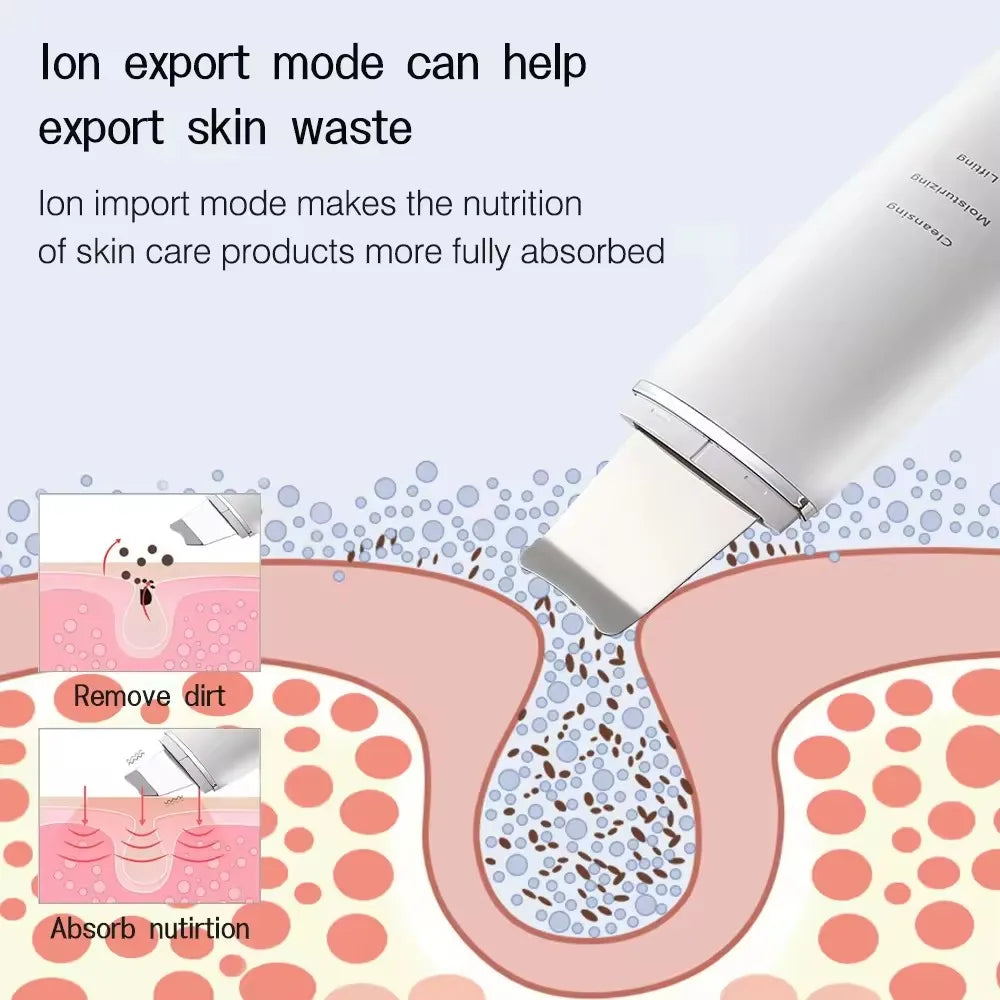Ultrasonic Face Scrubber – Blackhead & Pore Cleaner