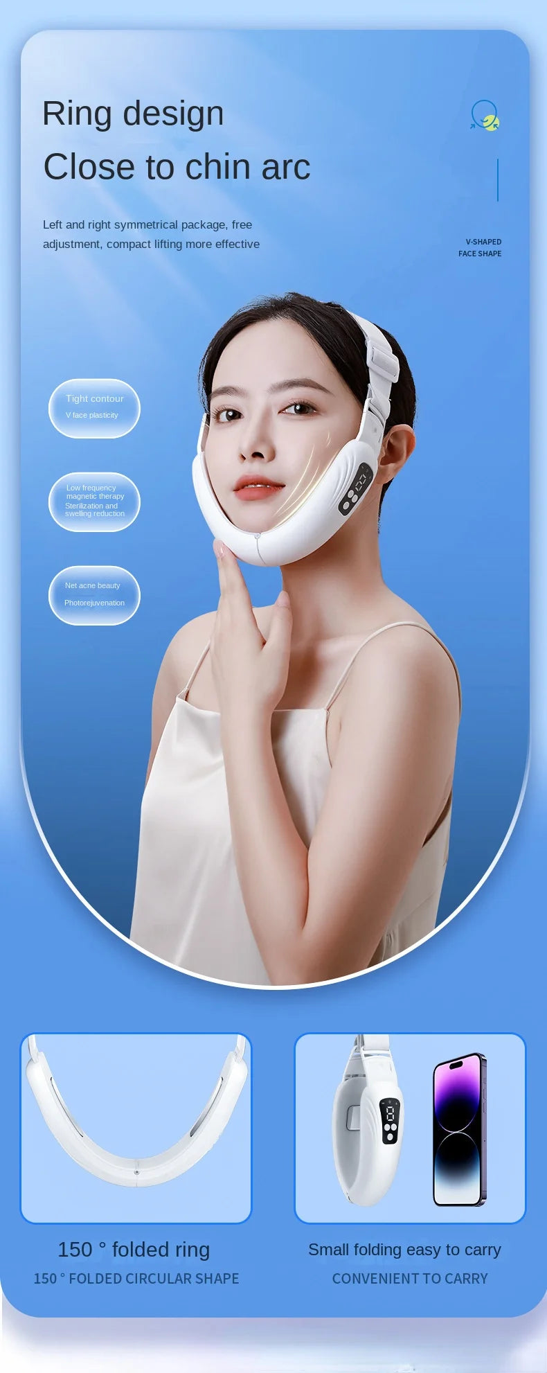Skin Care EMS Electric Facial Massager Face Slimming Machine V Line Shaper Chin Cheek Lifting Firming Equipment Beauty Tools