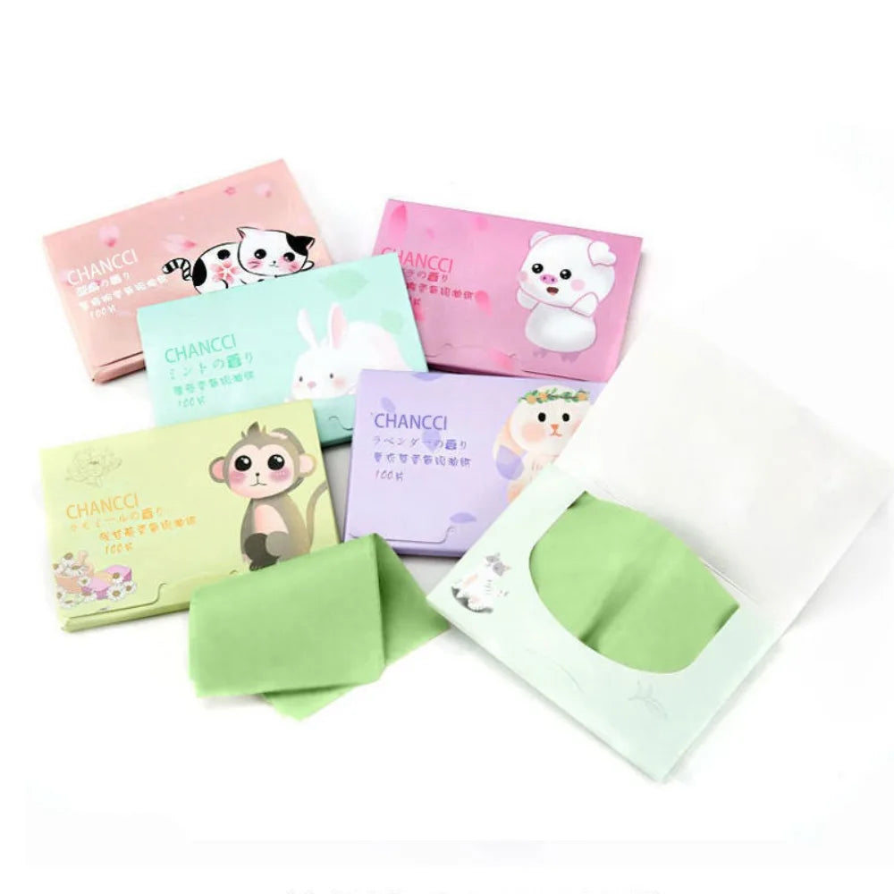 Oil Absorbing Blotting Paper Sheets