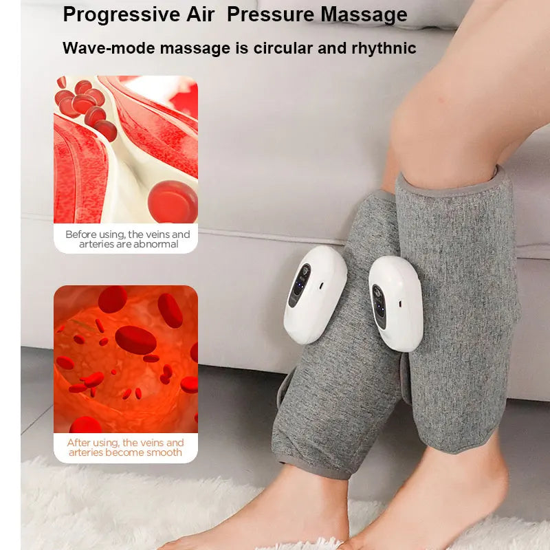 JYouCare 360° Air Pressure Leg Massager – Heat Compression & Circulation