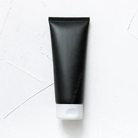 Empty Matte Black Tubes – 100ml Cosmetic Squeeze Bottles