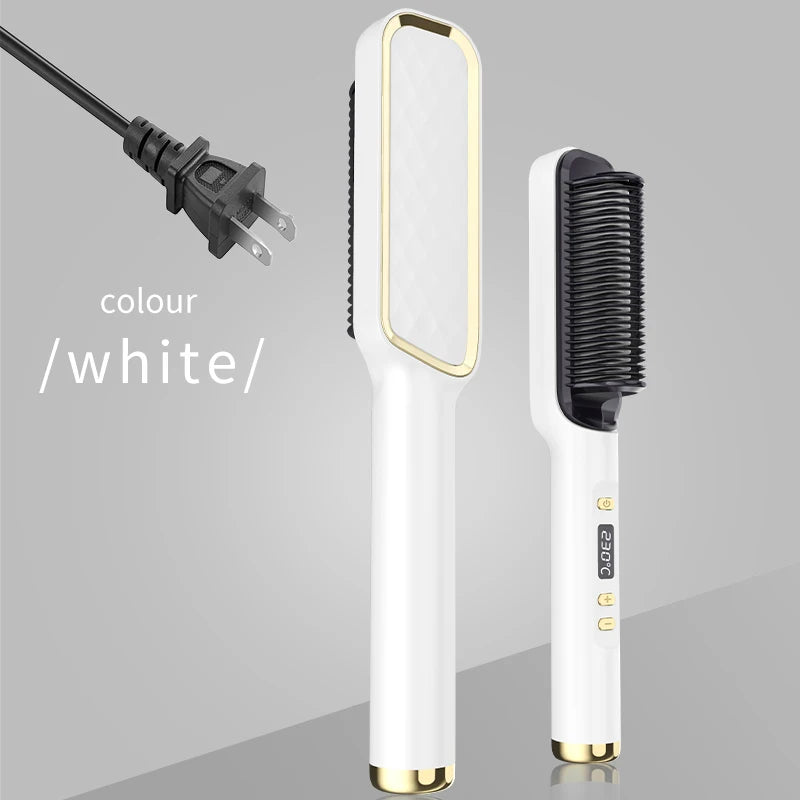 Electric Hot Comb – Ionic Straightening Brush, Anti-Scald