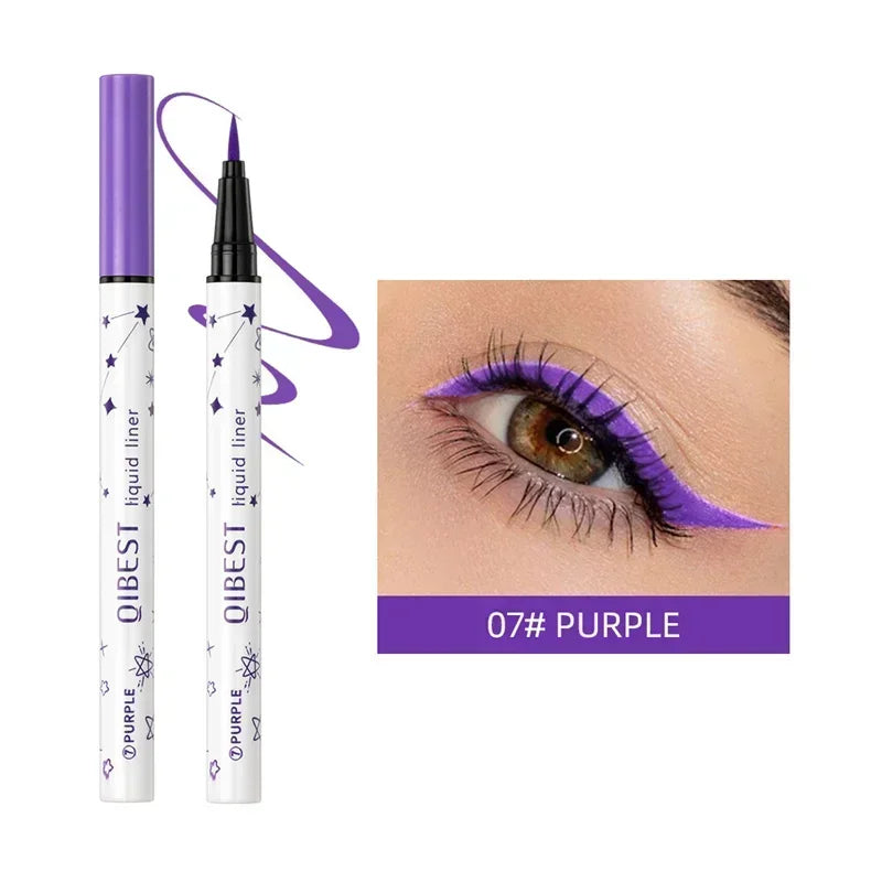 Quick Dry Eyeliner Pen – Waterproof Colorful Makeup