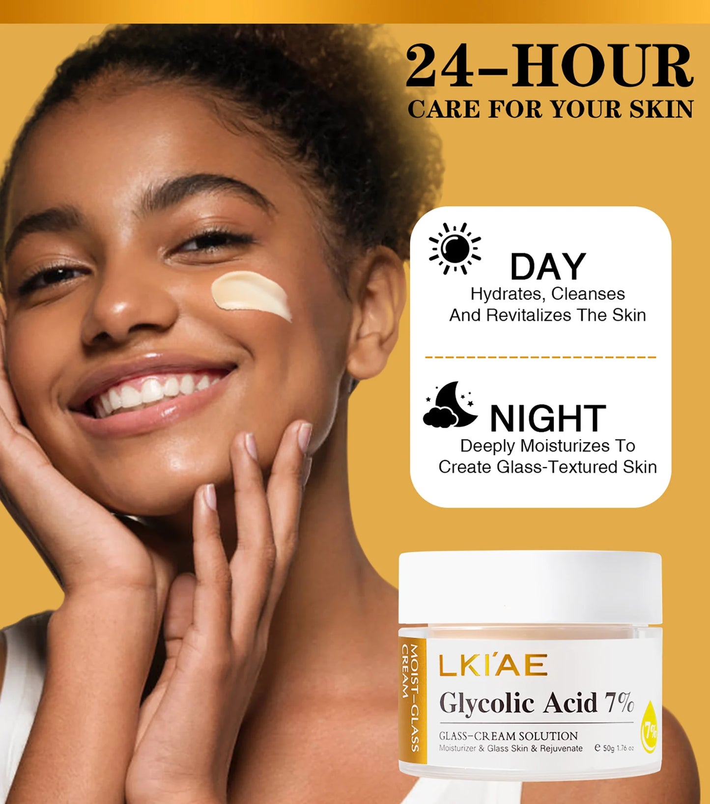 LKIAE Day & Night Face Cream – Brightening & Moisturizing
