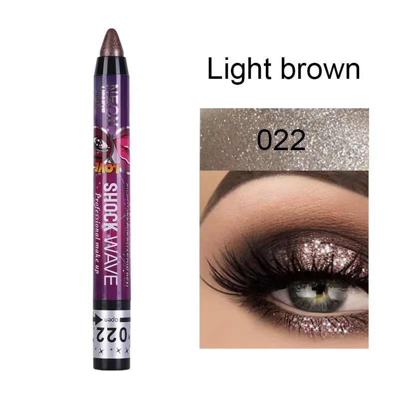 2-in-1 Eyeshadow & Lipstick Stick – Glitter & Matte