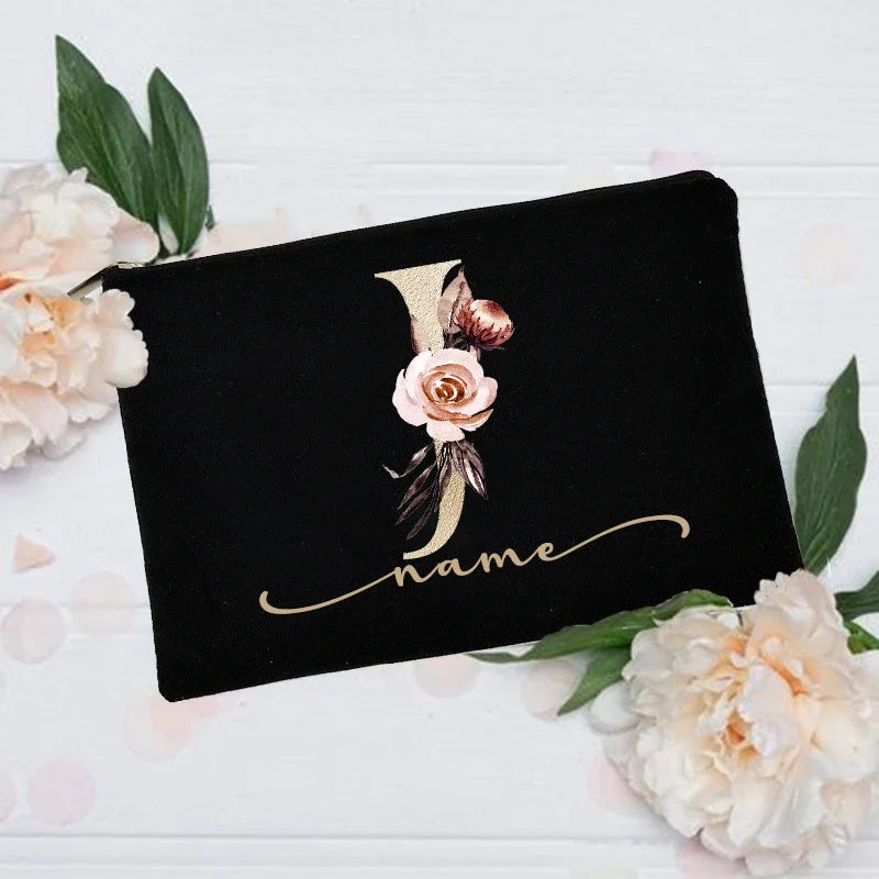 Custom Name Makeup Bag – Personalized Cosmetic Case