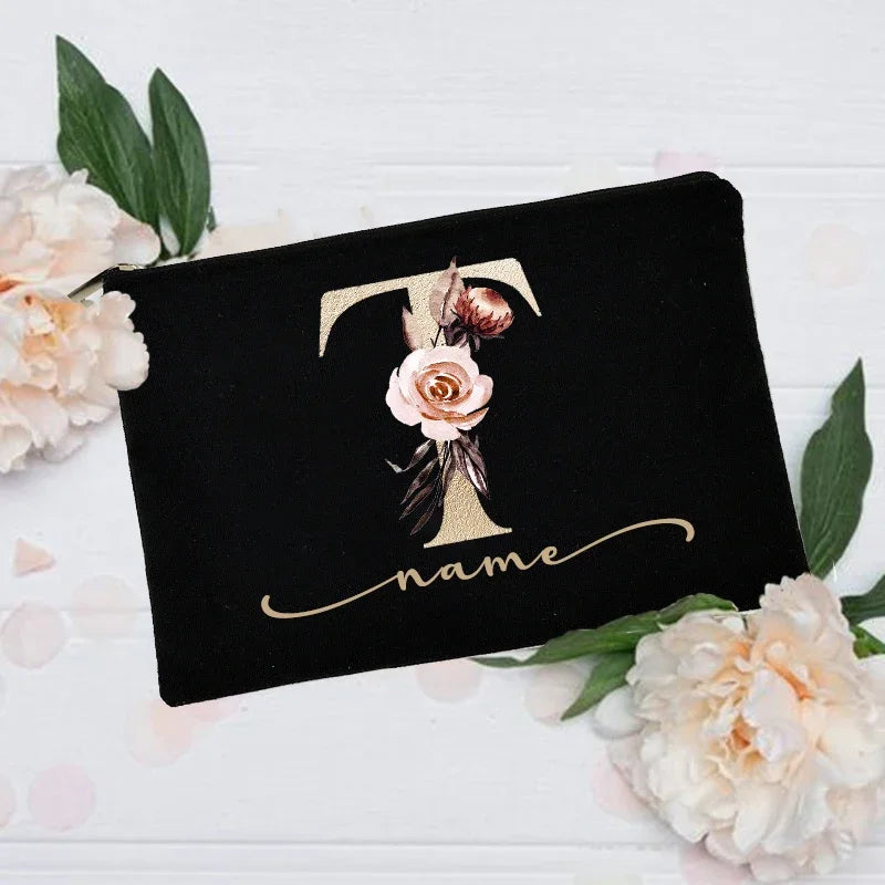 Custom Name Makeup Bag – Personalized Cosmetic Case
