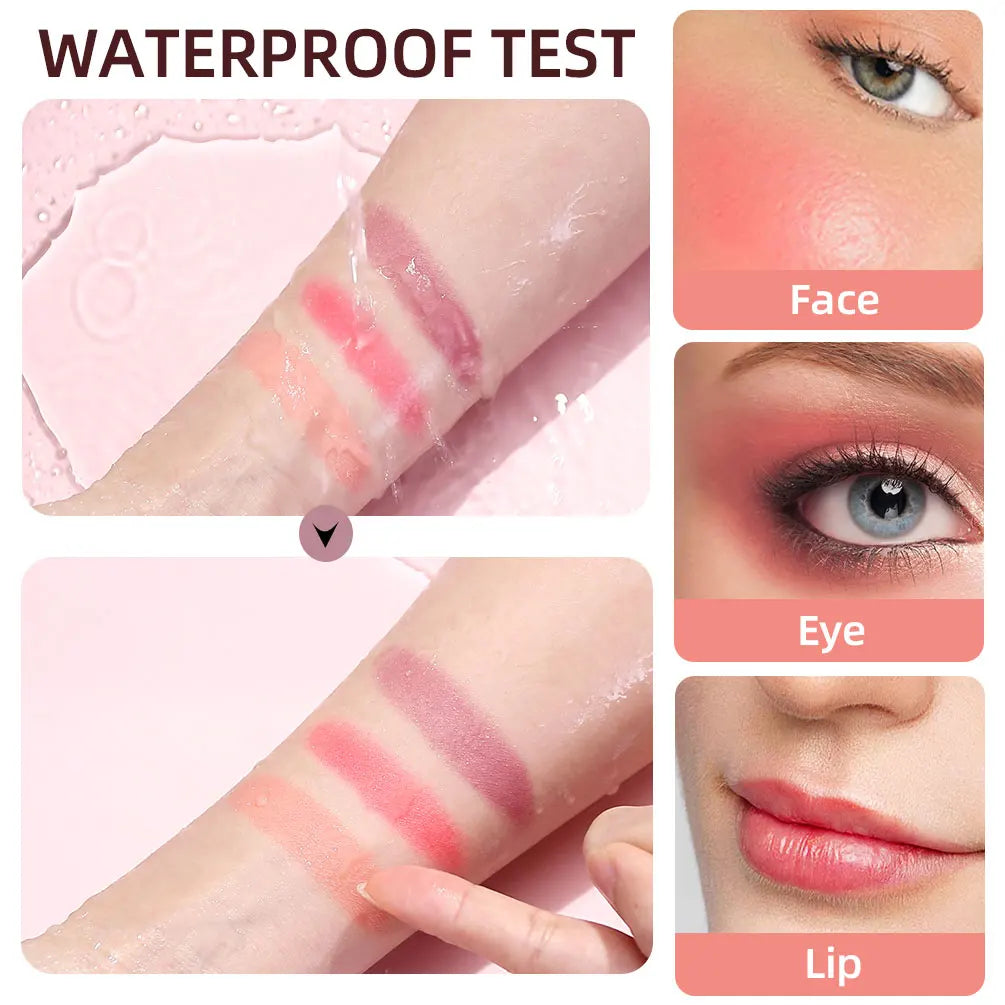 QIBEST Liquid Blusher – Cushion Applicator Cream Cheek Tint