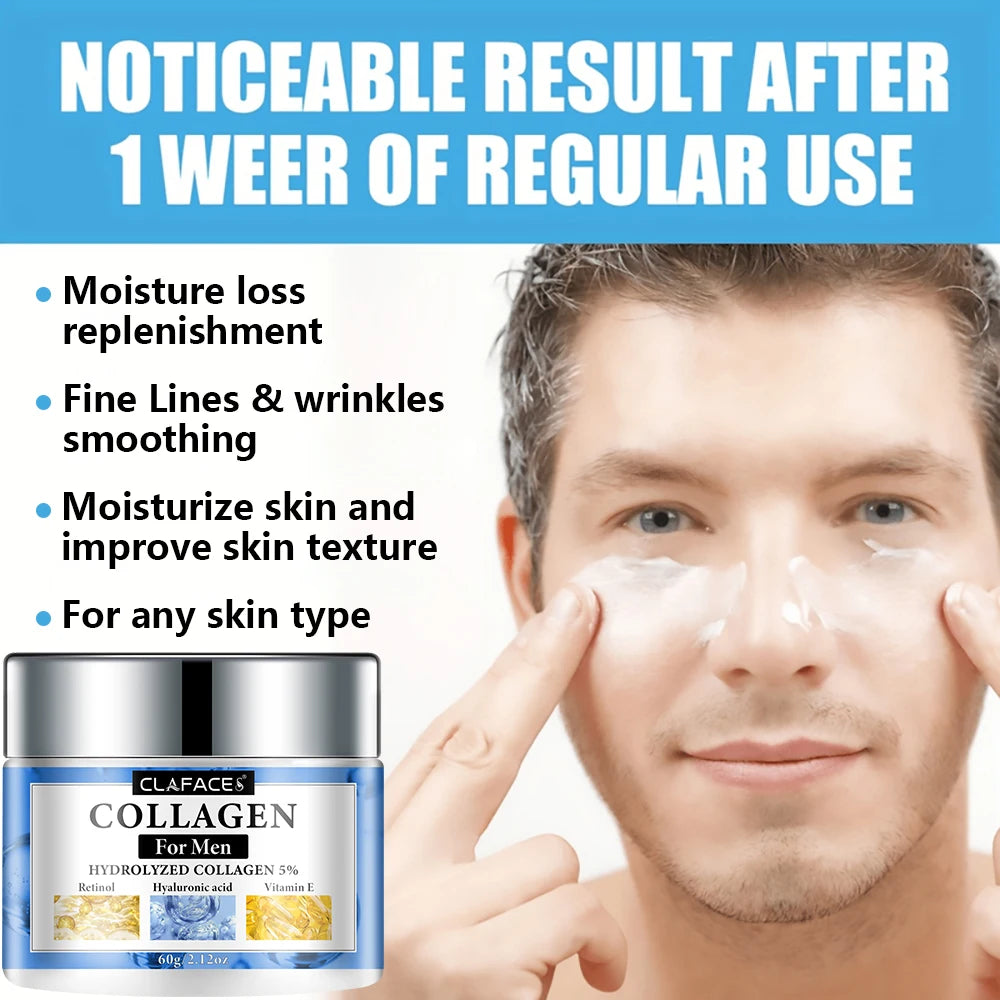 Retinol Anti-Aging Face Cream – Hyaluronic Acid & Collagen (30/60ml)