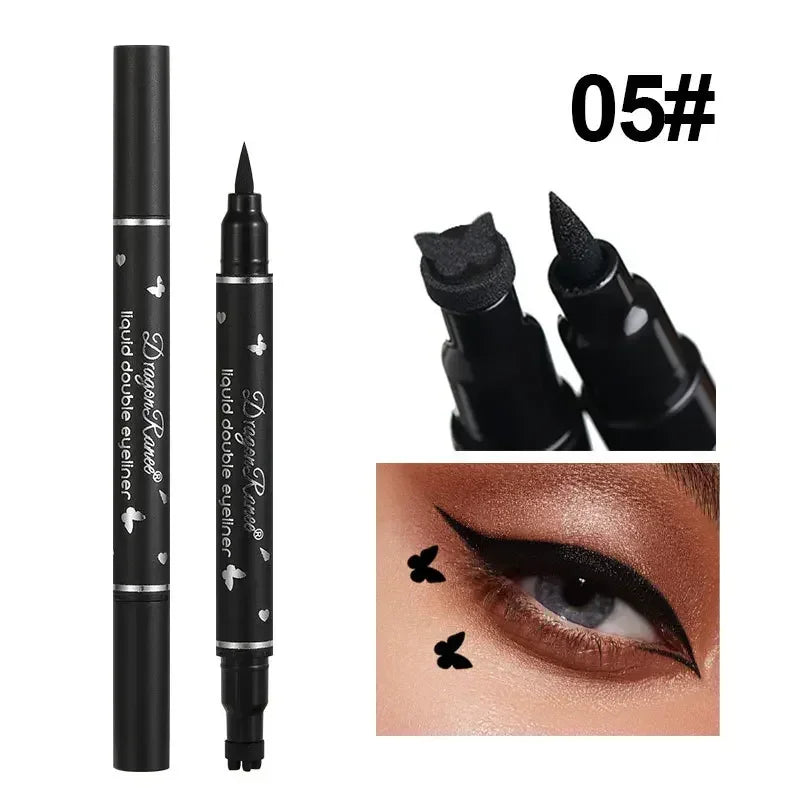 2-in-1 Butterfly Eyeliner Pen – Stamp & Liquid Waterproof Liner