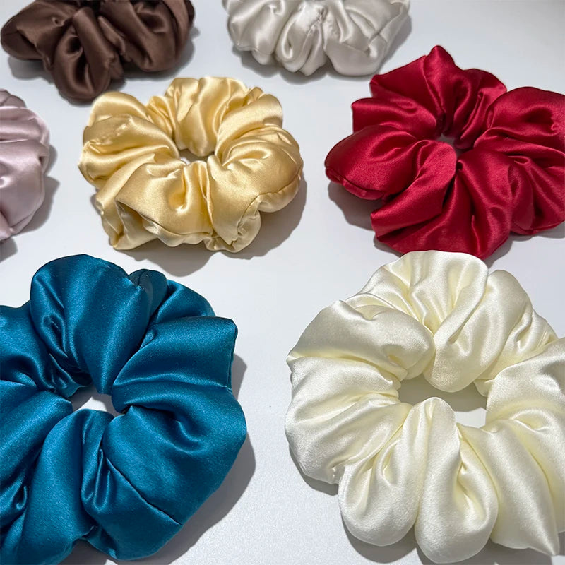 Mulberry Silk Scrunchies – Soft Pillow Hair Band (6CM)