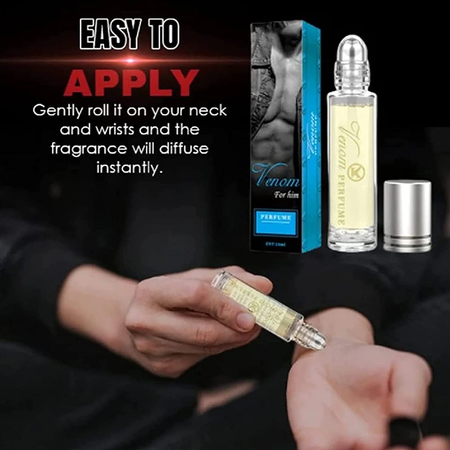Pheromone Cologne – Long Lasting Roll-On for Men & WomenPheromone Cologne – Long Lasting Roll-On for Men & Women