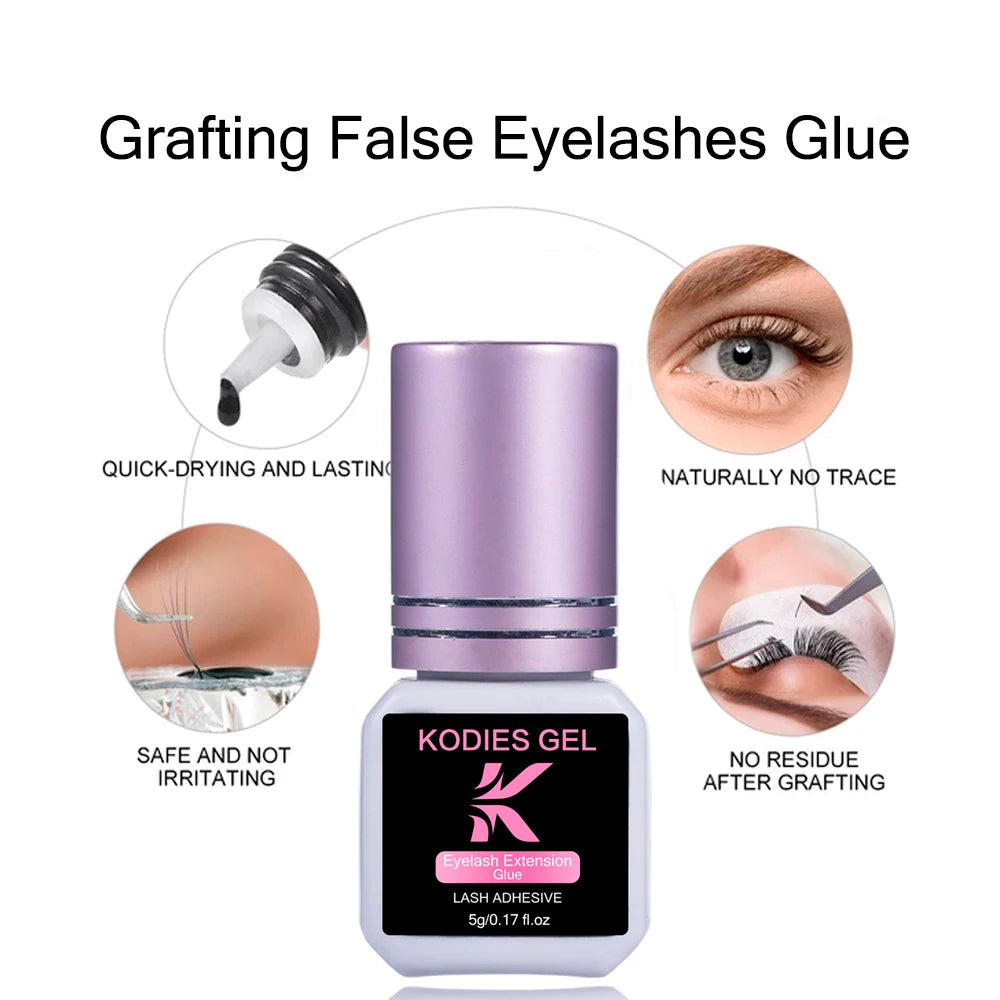 Kodies Gel Eyelash Glue – Extra Strong, Fast Dry