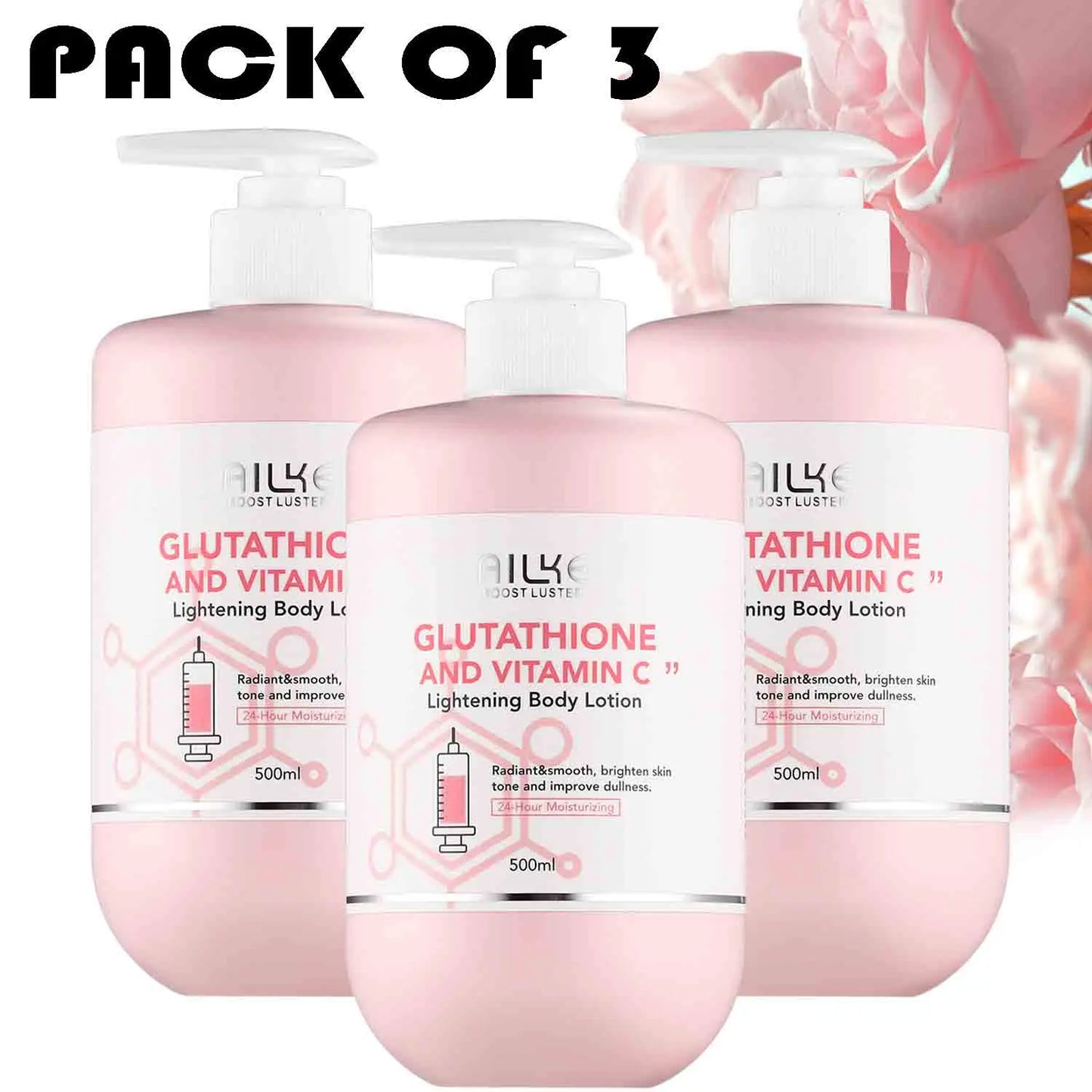 AILKE Vitamin C & Glutathione Body Lotion – Brightening Care