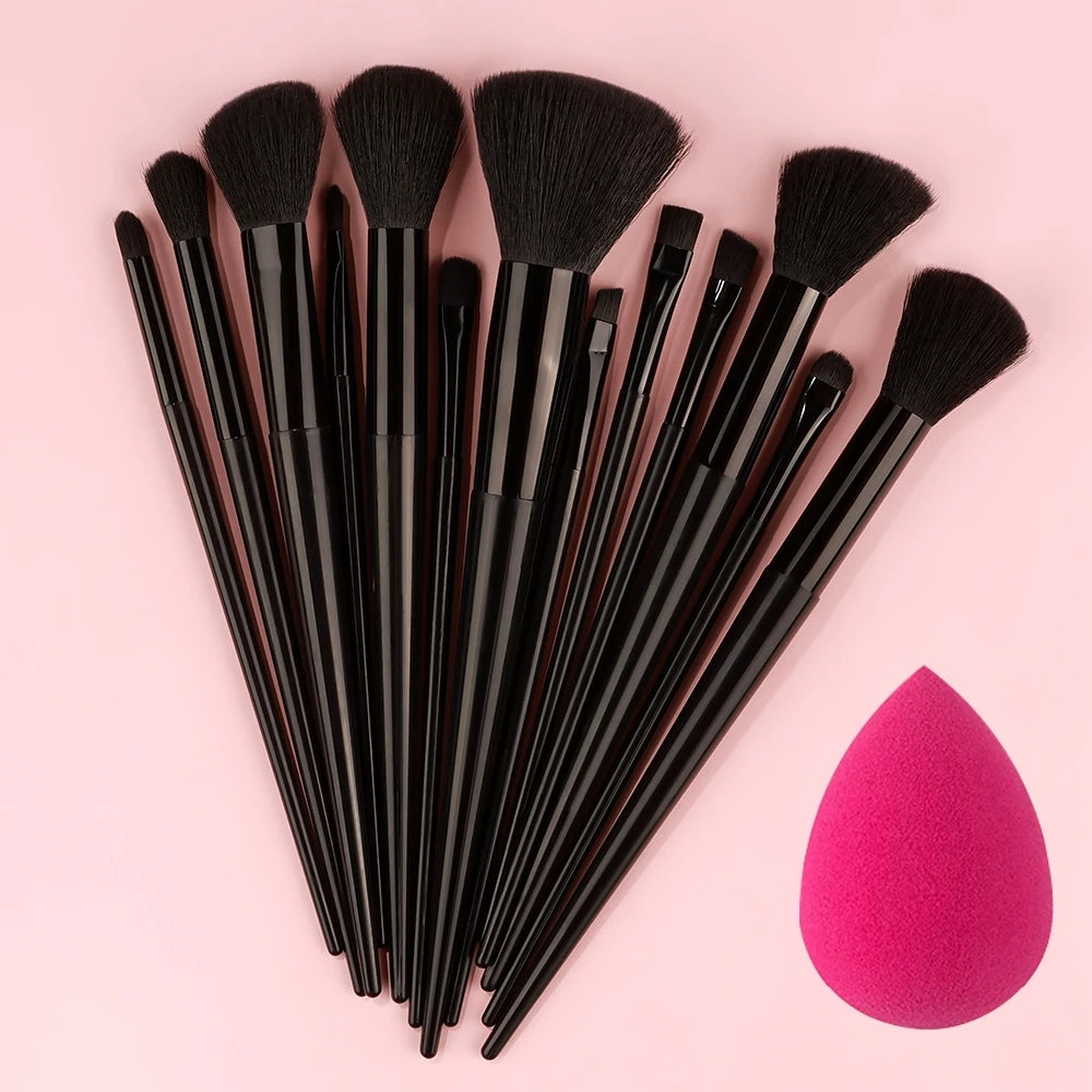Makeup Brush Set (8–20pcs) – Foundation & Eyeshadow