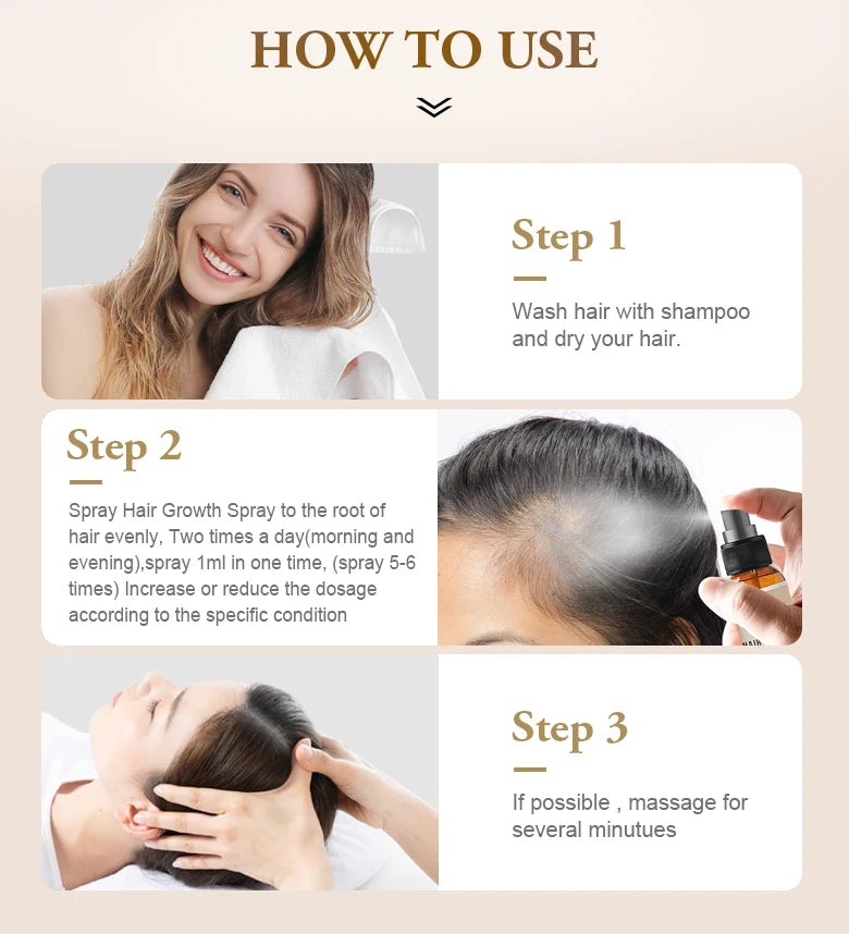 Ginger Hair Spray – Strengthening & Repairing Serum