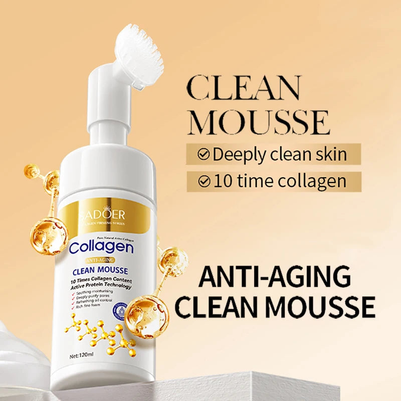 Collagen Face Wash Foam Cleanser