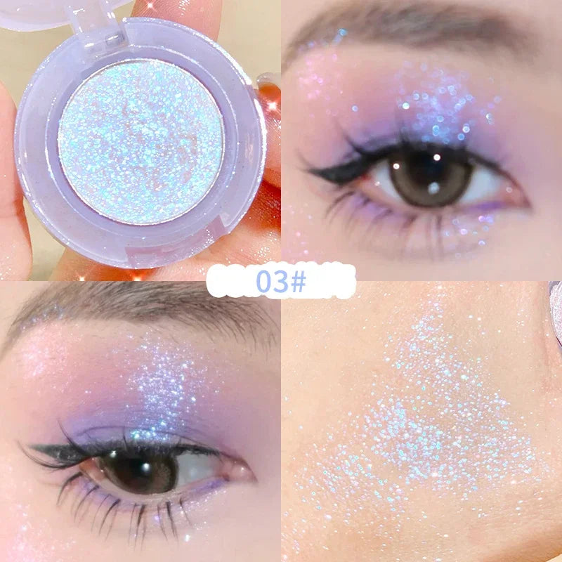 Peach Highlighter & Glitter Eyeshadow