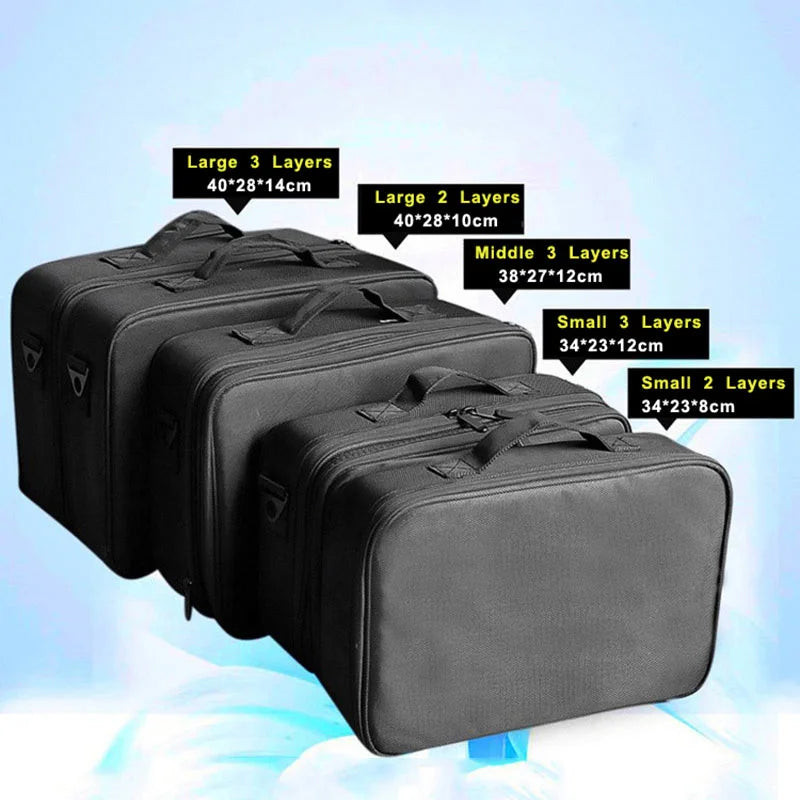 Large Cosmetic Makeup Bag – Travel Storage Case