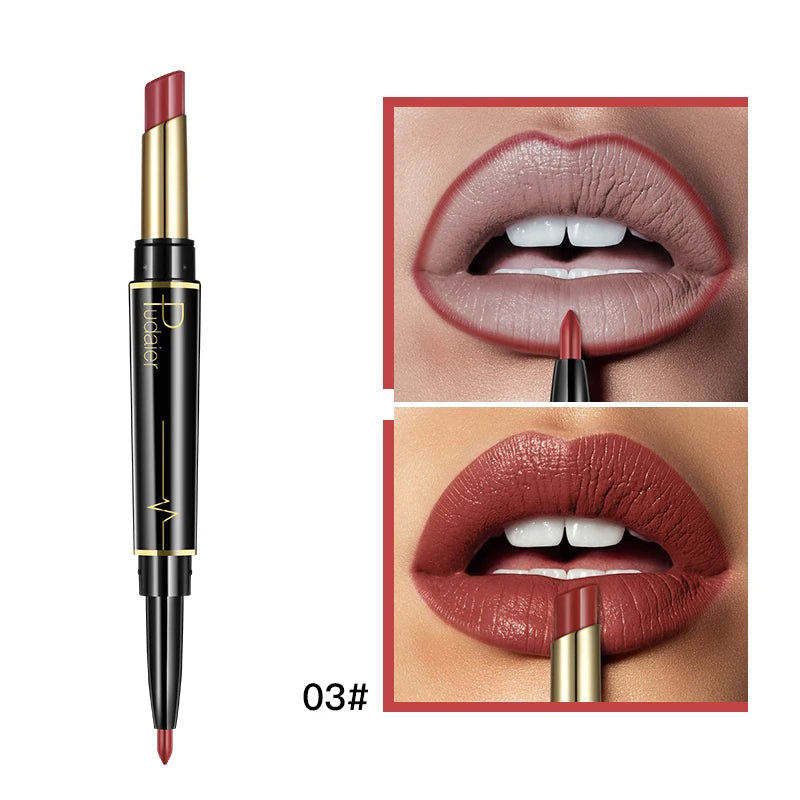 Pudaier 2-in-1 Matte Lipstick & Lip Liner