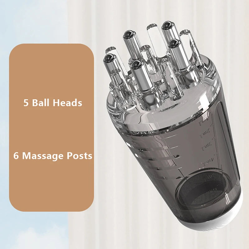 Serum Applicator Comb – Roller Ball Scalp Massager