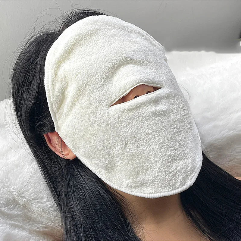 Cotton Hot Compress Towel – Steam Facial & Pore Cleaner