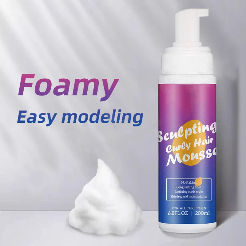 Sculpting Curl Mousse – Anti-Frizz, Moisturizing Hold