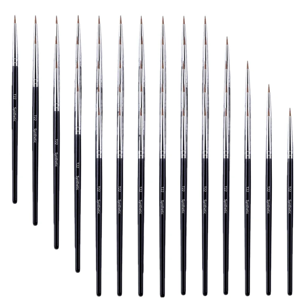 Eyebrow & Eyeliner Brush Set – Angled Makeup Tools