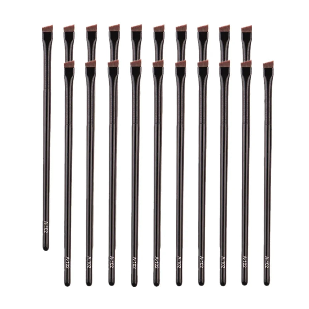 Eyebrow & Eyeliner Brush Set – Angled Makeup Tools