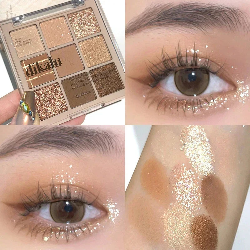 Knitted Eyeshadow Palette – Glitter & Matte