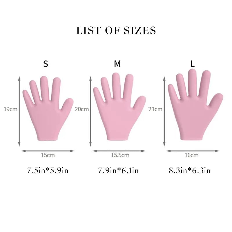 Anti-Slip Silicone Moisturizing Gloves – Repair Dry Hands