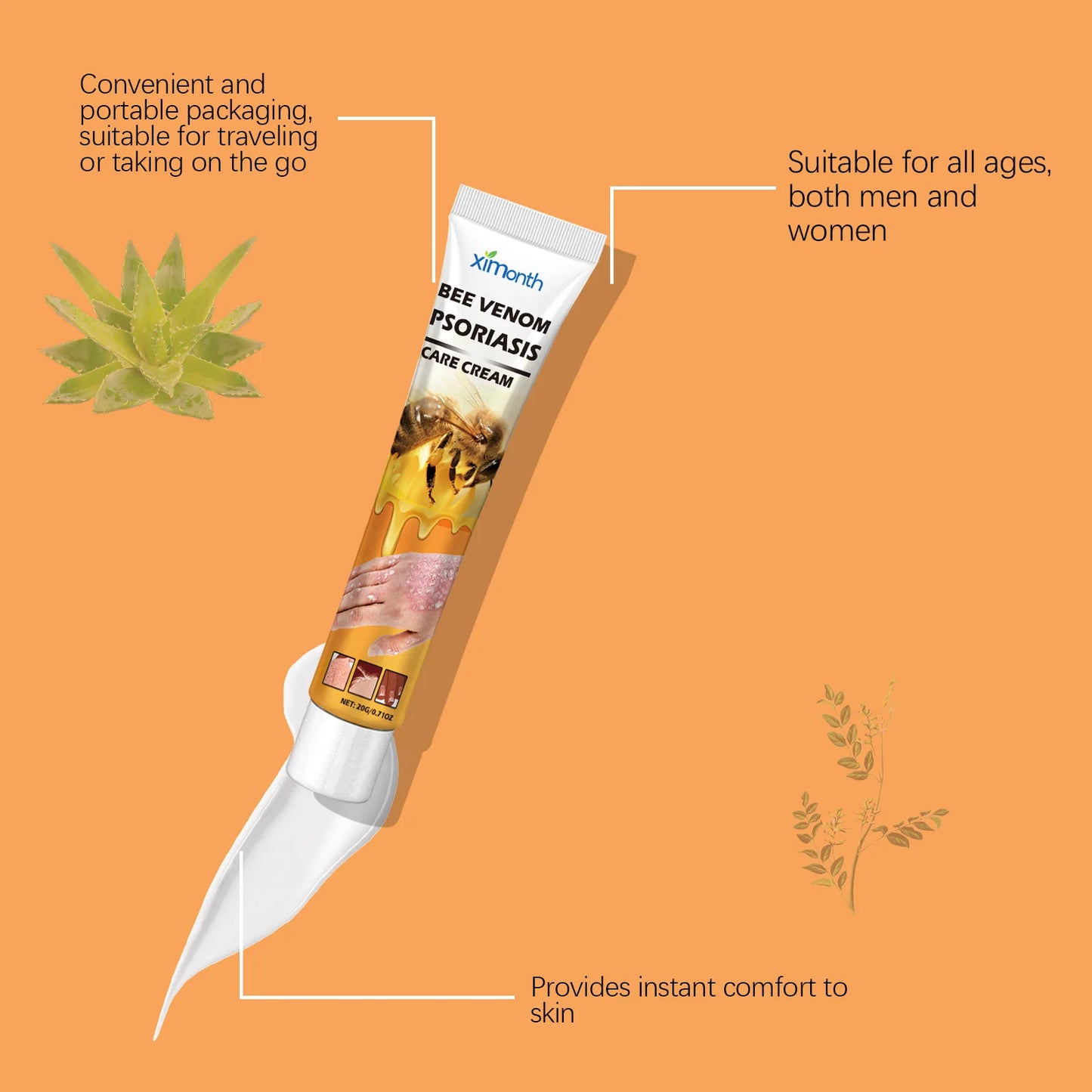 Ximonth Bee Venom Hand & Foot Cream – Repair & Moisturize