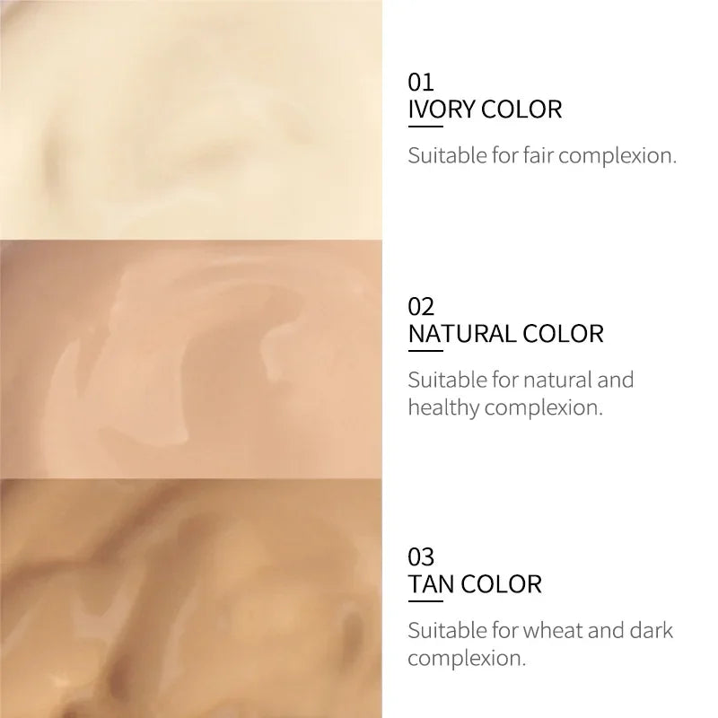 30ml Liquid Foundation – Waterproof High Coverage