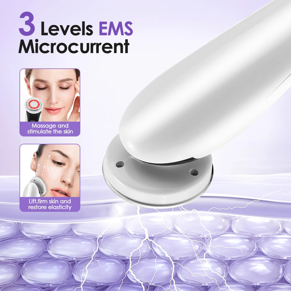 Multifunctional Facial Massager EMS Facial Beauty Massage Device Face Cleaning LED Skin Rejuvenation Lifting Tighten Care