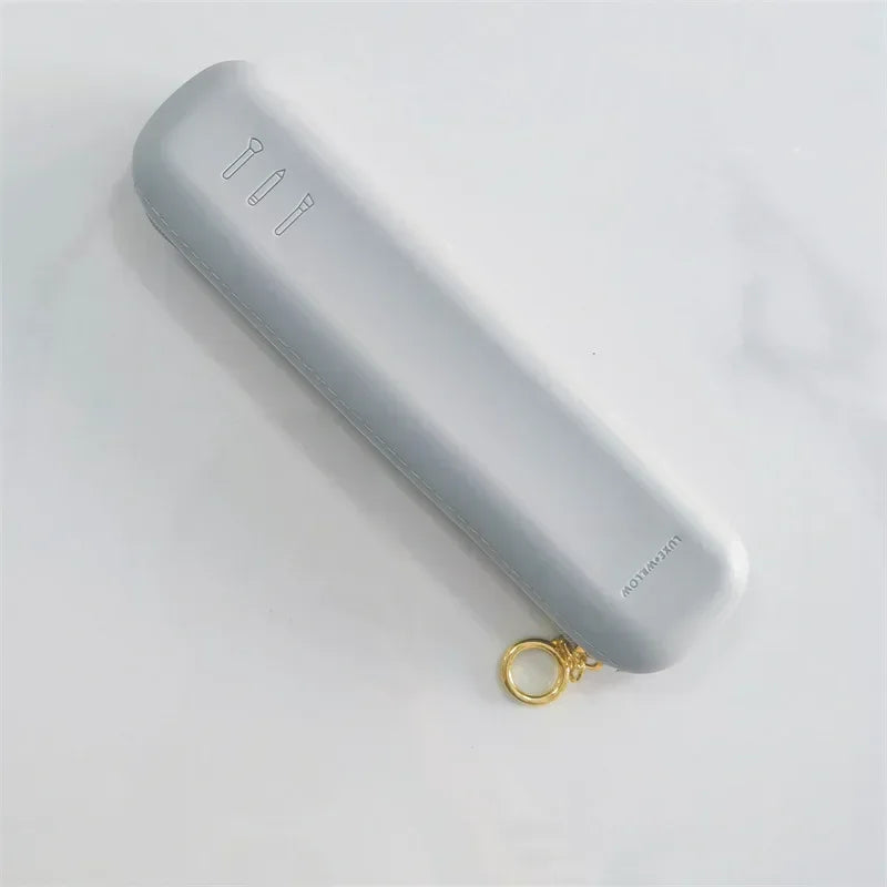 Travel Makeup Brush Holder – Silicone Waterproof Cosmetic Organizer