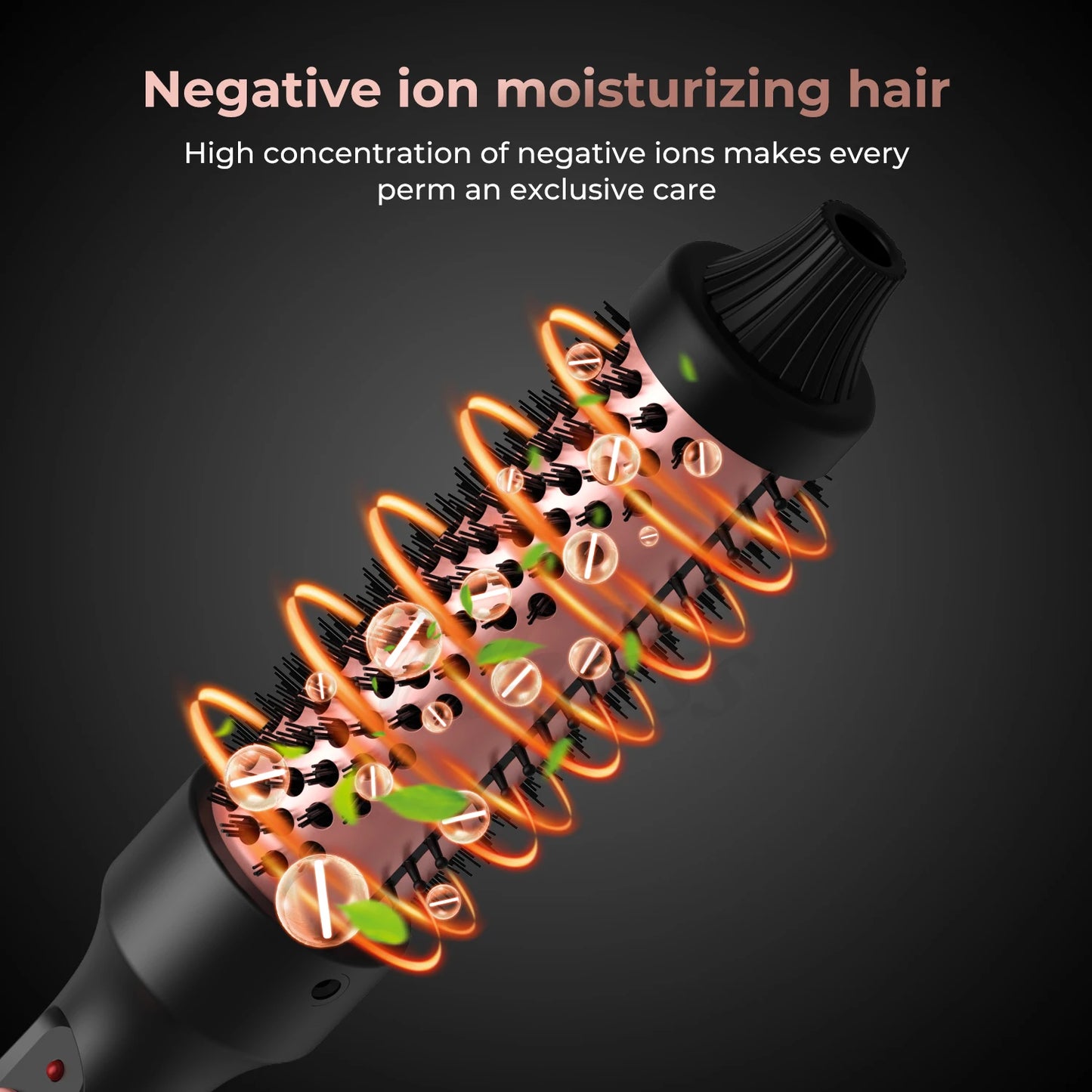 3-in-1 Thermal Brush – Curling Wand & Hair Styler