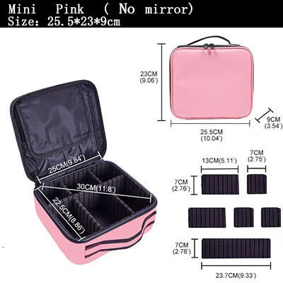 Large Cosmetic Makeup Bag – Travel Storage Case