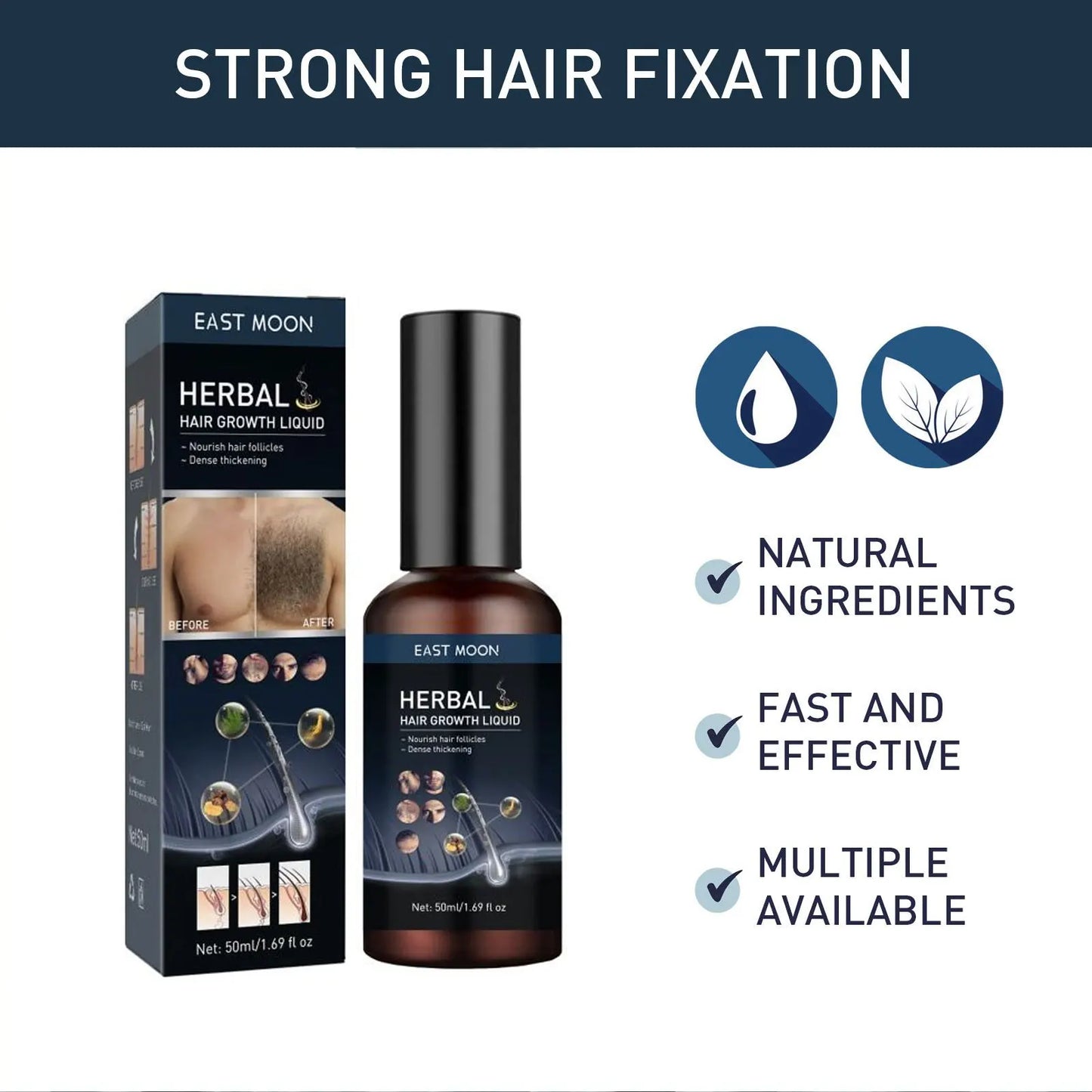 Hair Growth Oil – Beard & Baldness Treatment Serum