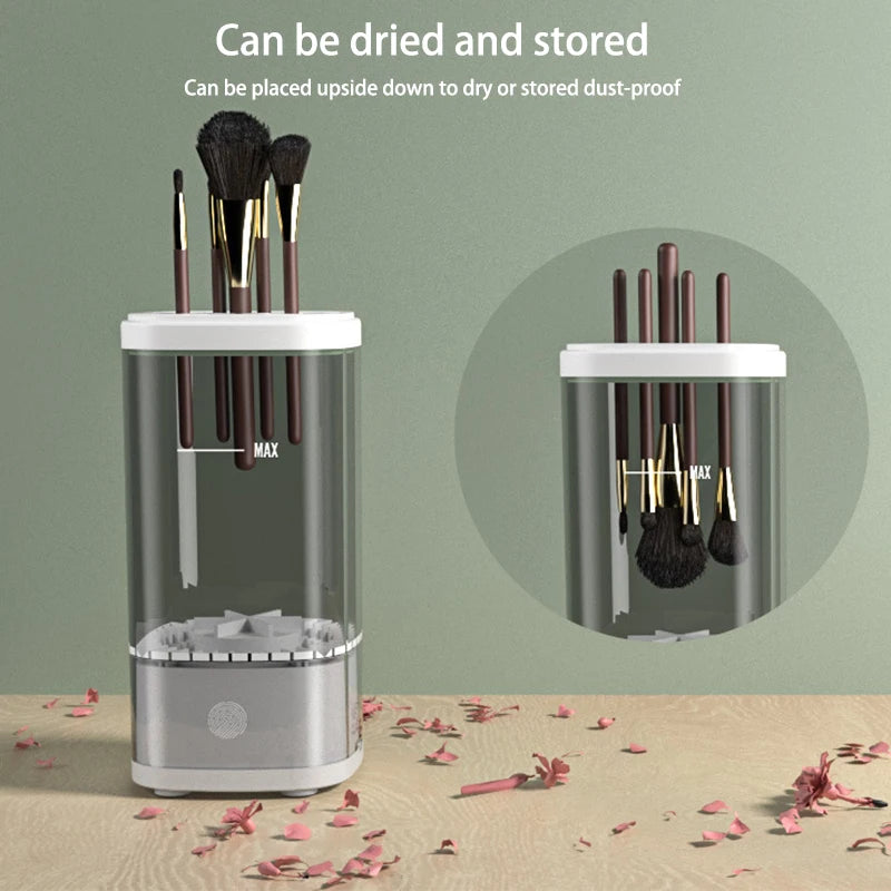 Electric Makeup Brush Cleaner – Rechargeable Quick-Dry Cleaning Tool