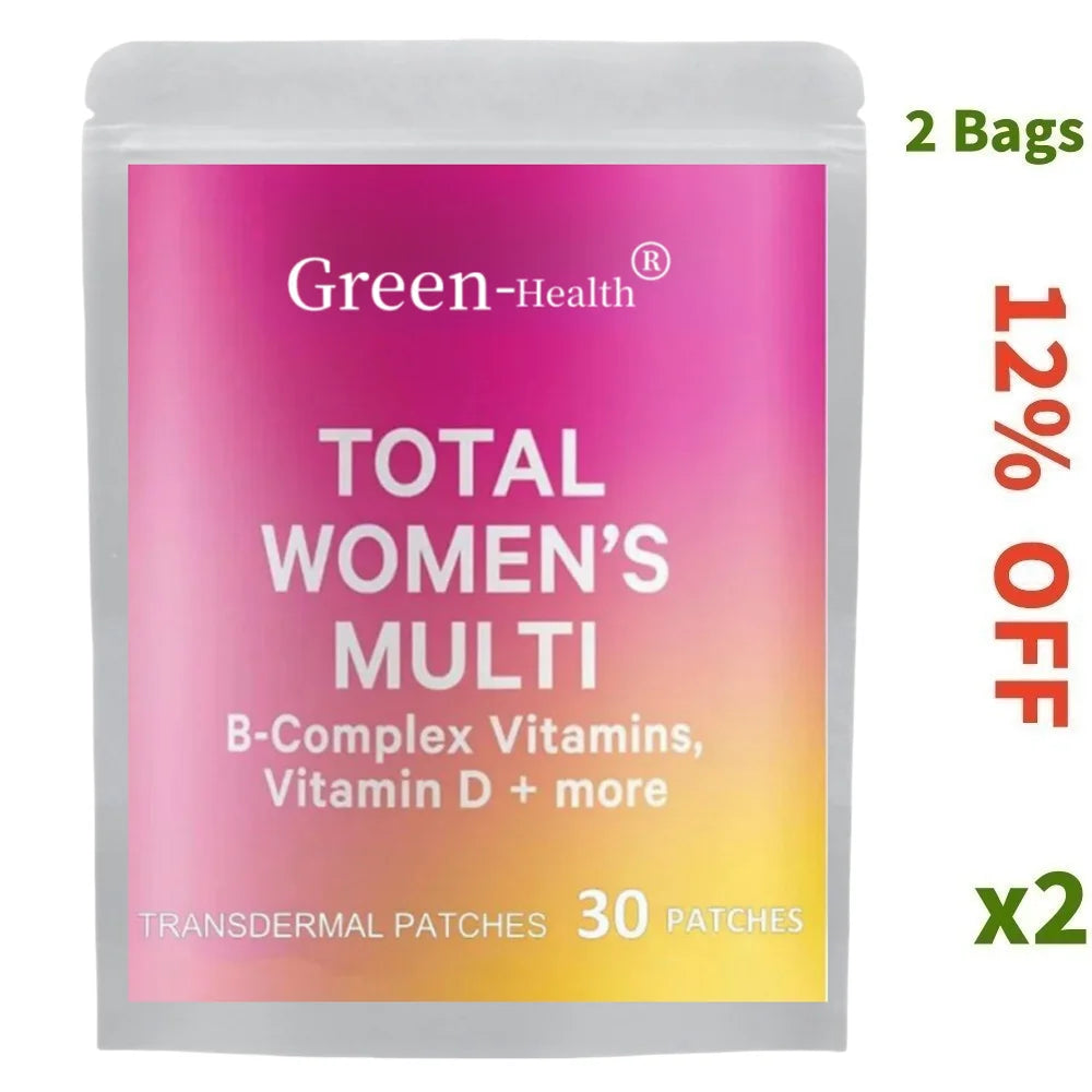 Women’s Multivitamin Patches – Hair, Skin, Nails & Energy (30 Pcs)