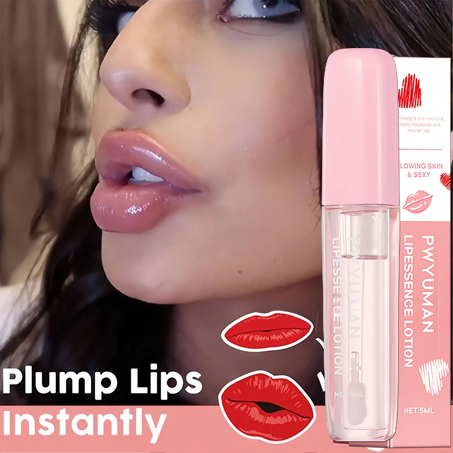 Lip Plump Serum – Hydrating, Volumizing & Anti-Fine Line Care